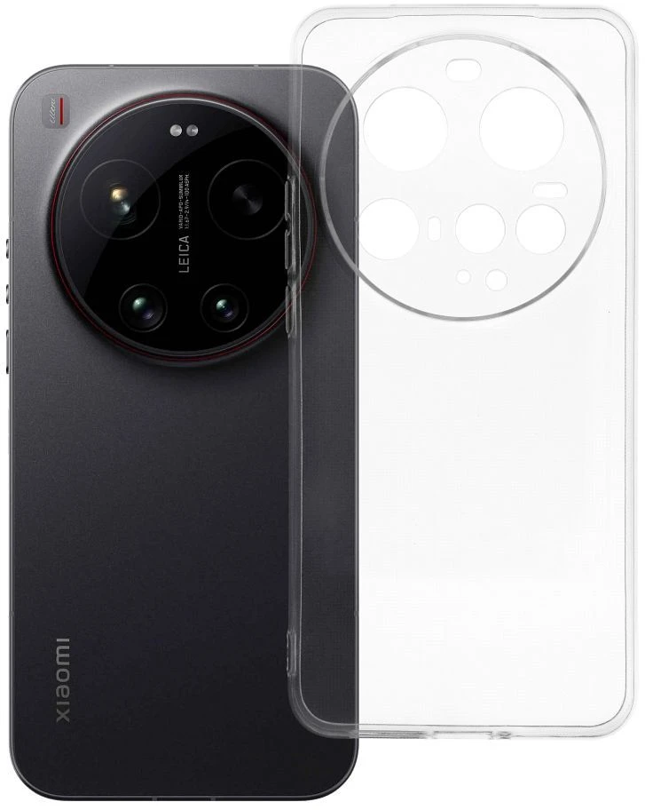 Oem Skaidrus dėklas 2 mm skirtas Xiaomi 15 ULTRA (su kameros apsauga) skaidrus