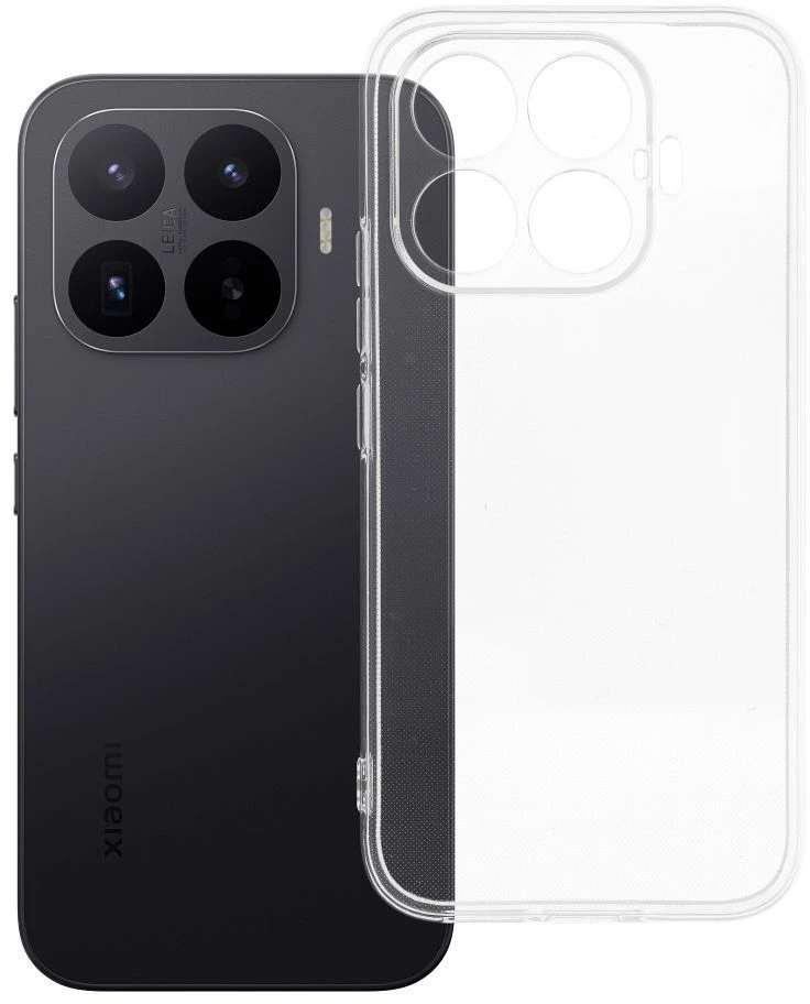 Oem Xiaomi 17T skaidrus 2 mm dėklas (apsauginė kamera) permatomas