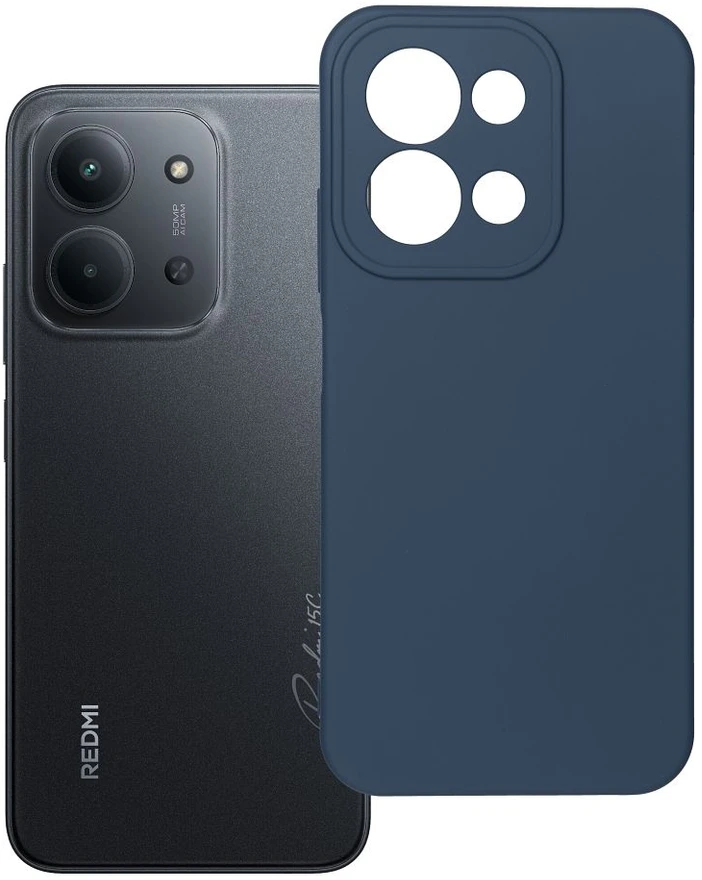 Oem Dėklas na Xiaomi Redmi 15C (173,16 x 81,07 x 8,2) Silicone mėlyna