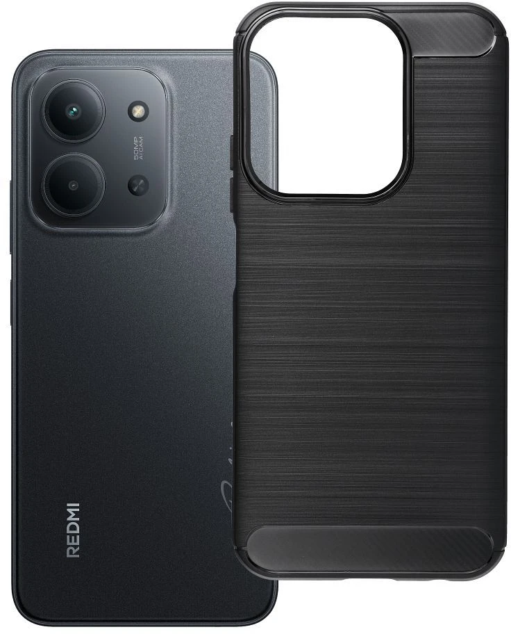 Dėklas na Xiaomi Redmi 15C (173,16 x 81,07 x 8,2) Carbon 2.0 juoda