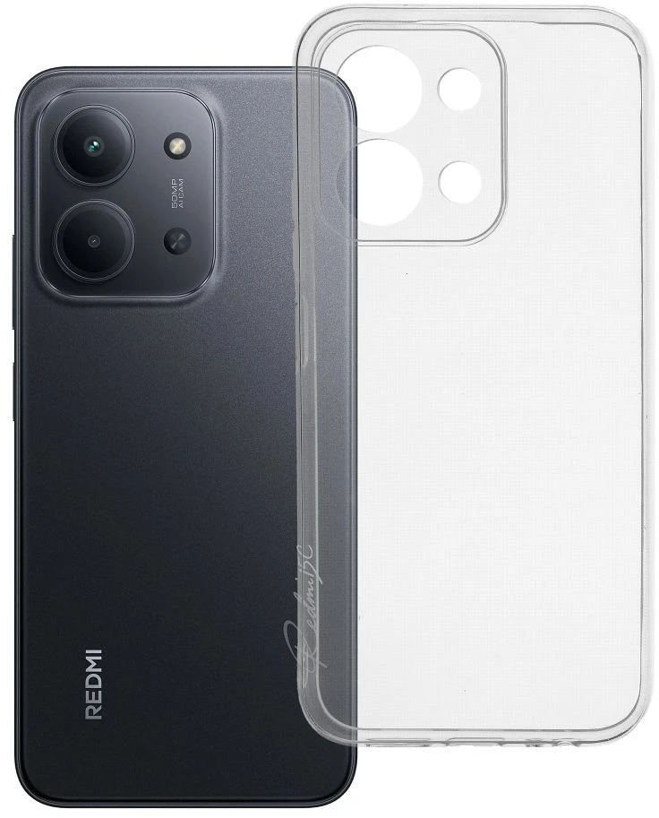 Oem SKAIDRUS DĖKLAS 2 mm XIAOMI Redmi 15C (apsauginė kamera) permatomas