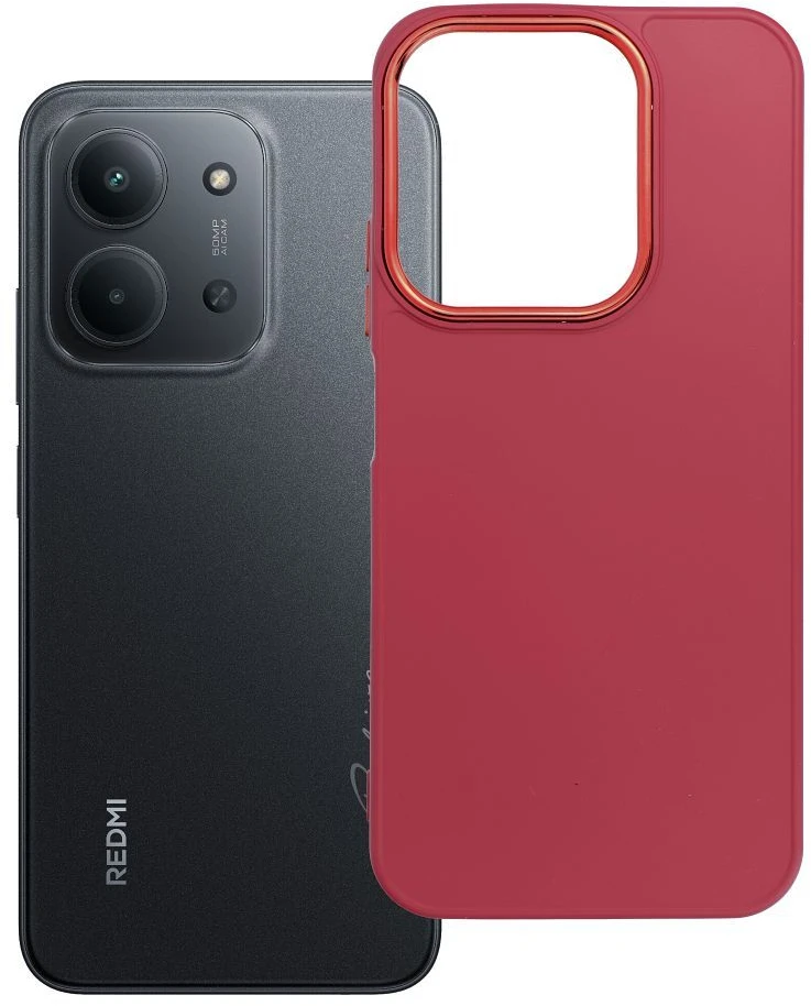 Reach Dėklas FRAME Xiaomi Redmi 15C 4G/5G/Poco C85 4G/5G rožinis