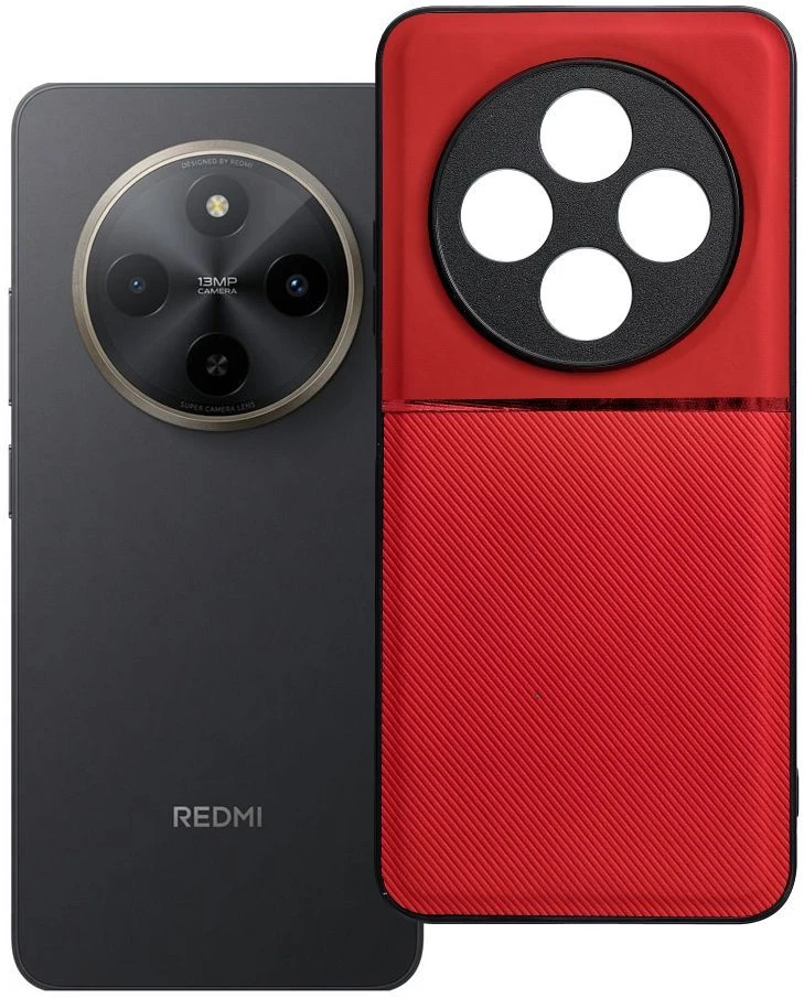 Forcell Oem NOBLE dėklas skirtas Xiaomi Redmi 14C red
