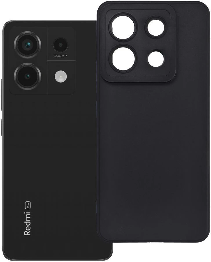 Oem Dėklas na Xiaomi Redmi NOTE 13 PRO 5G Matt 2.0 juoda