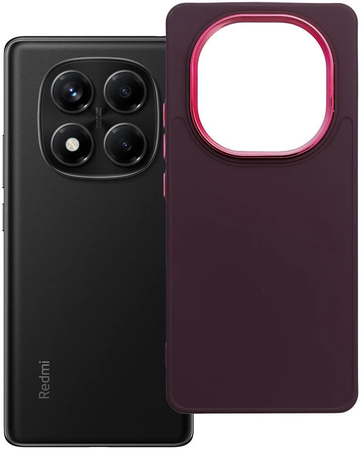 Oem FRAME dėklas skirtas Xiaomi Redmi Note 14 PRO 4G violetinės spalvos
