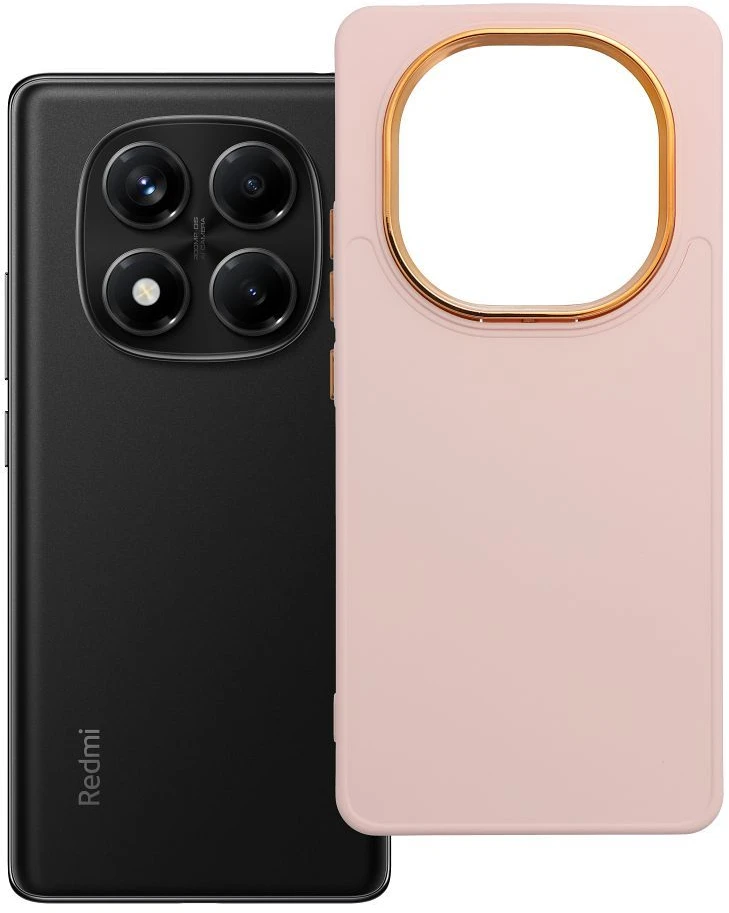 Oem FRAME dėklas skirtas Xiaomi Redmi Note 14 PRO 4G powder rožinės spalvos