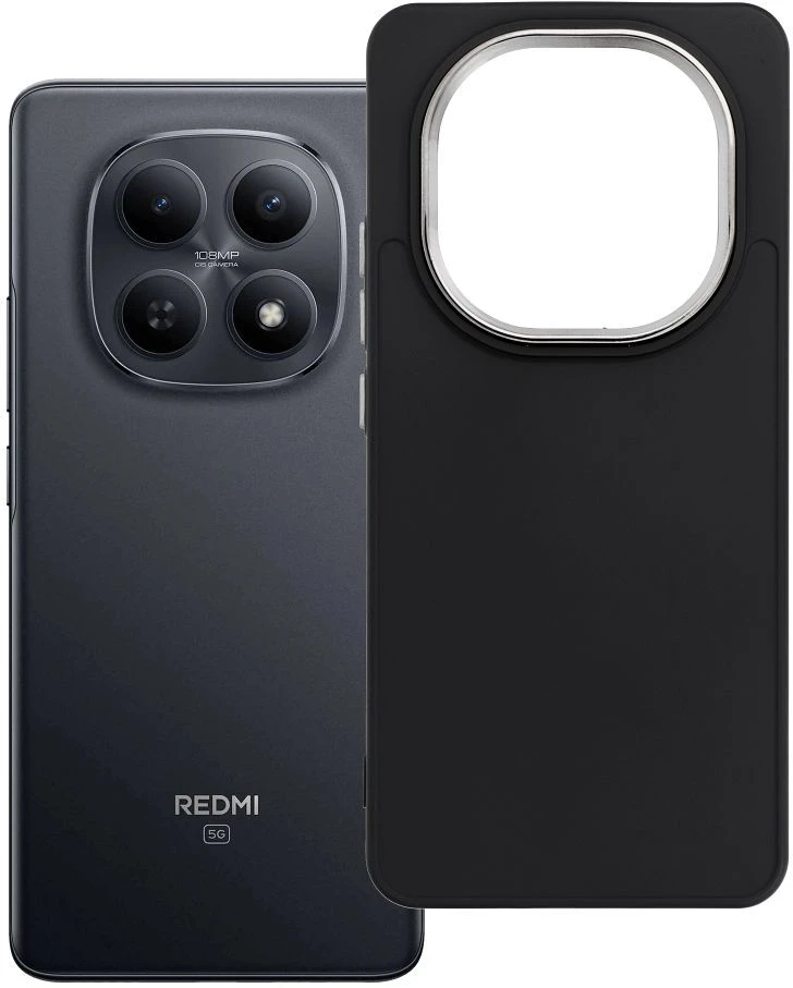 Oem Dėklas na Xiaomi Redmi Note 15 4G / 5G Frame juoda