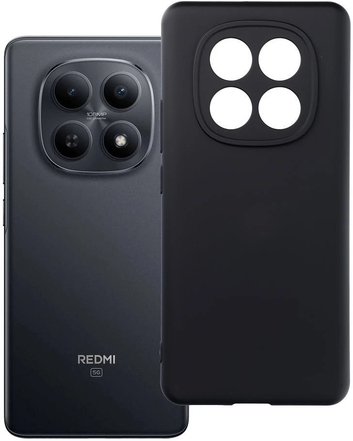 Oem Dėklas na Xiaomi Redmi Note 15 4G Silicone juoda