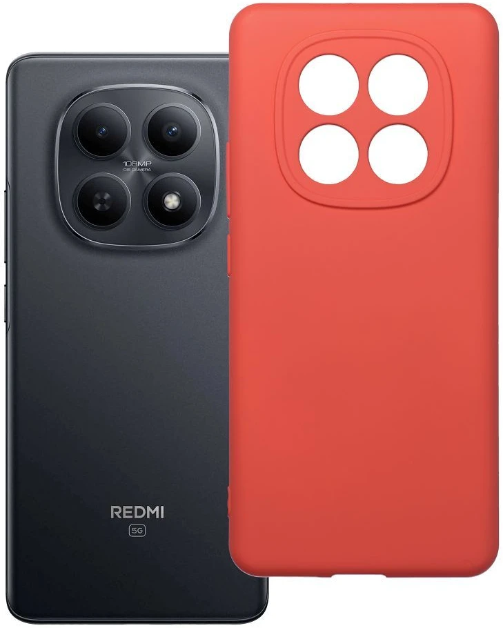 Oem Dėklas na Xiaomi Redmi Note 15 4G Silikoninis persikas