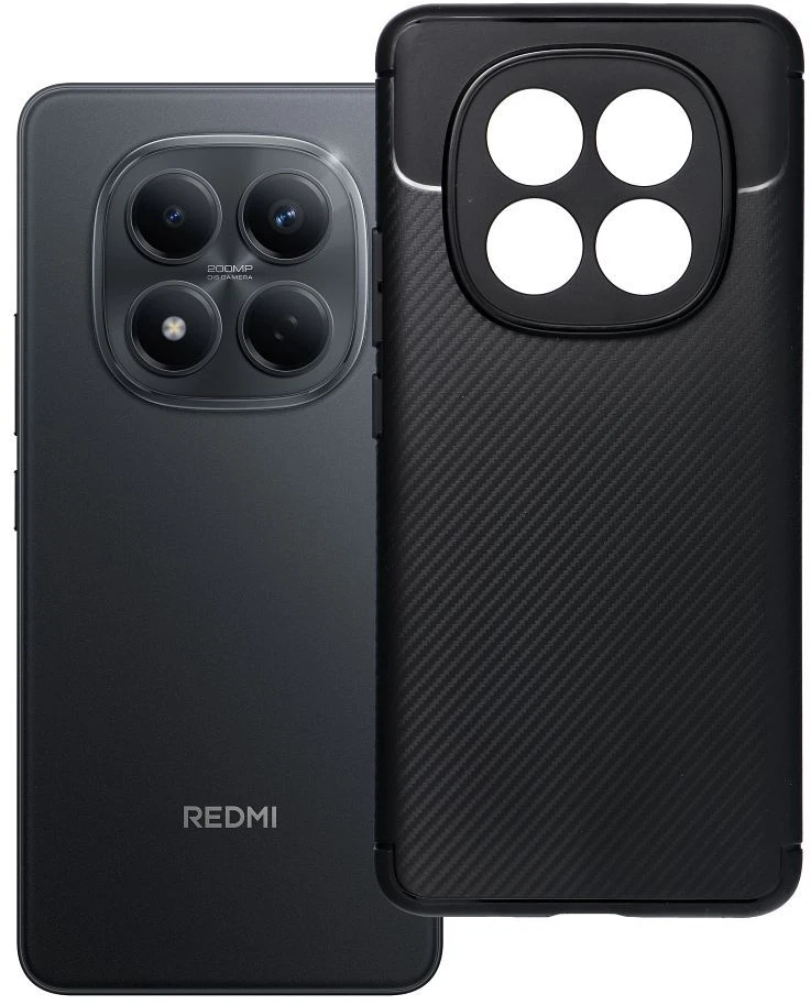 Oem Dėklas na Xiaomi Redmi Note 15 5G Carbon Premium juoda