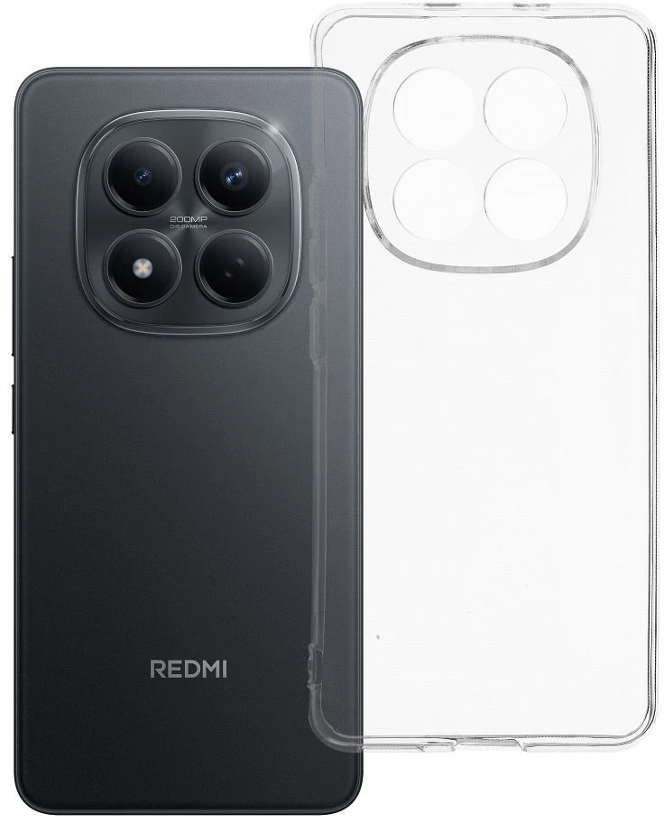 Oem Dėklas na Xiaomi Redmi Note 15 5G Clear Case 2 mm (camera protection) transparentne