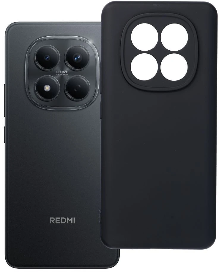 Oem Dėklas na Xiaomi Redmi Note 15 5G Silicone juoda