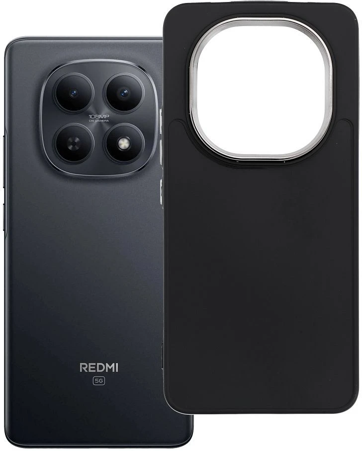 Oem Dėklas na Xiaomi Redmi Note 15 PRO 4G Frame juoda