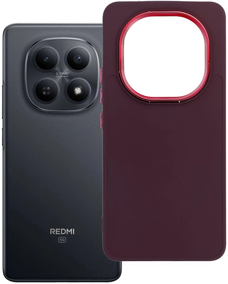 Oem Dėklas na Xiaomi Redmi Note 15 PRO 4G Frame violetinė
