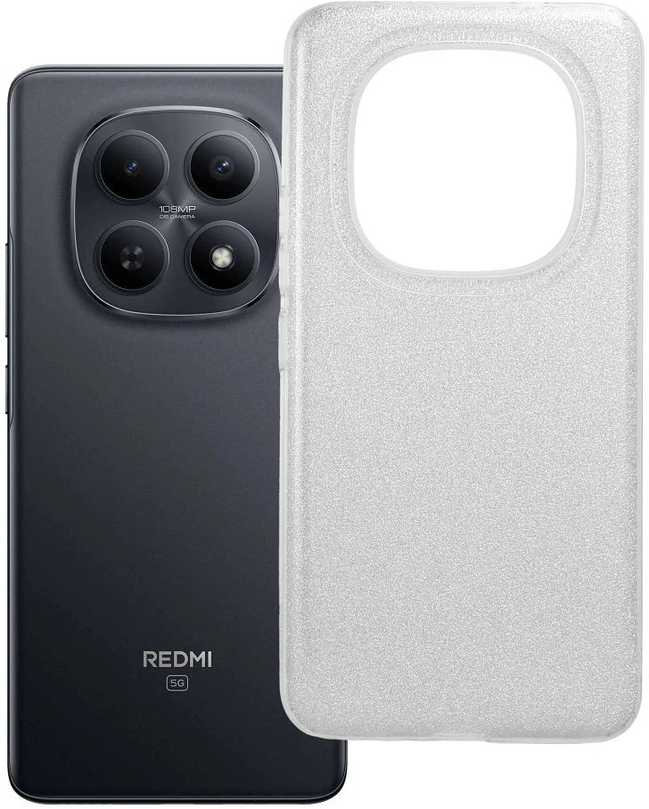 Oem Dėklas na Xiaomi Redmi Note 15 PRO 4G Shining Sidabrinė