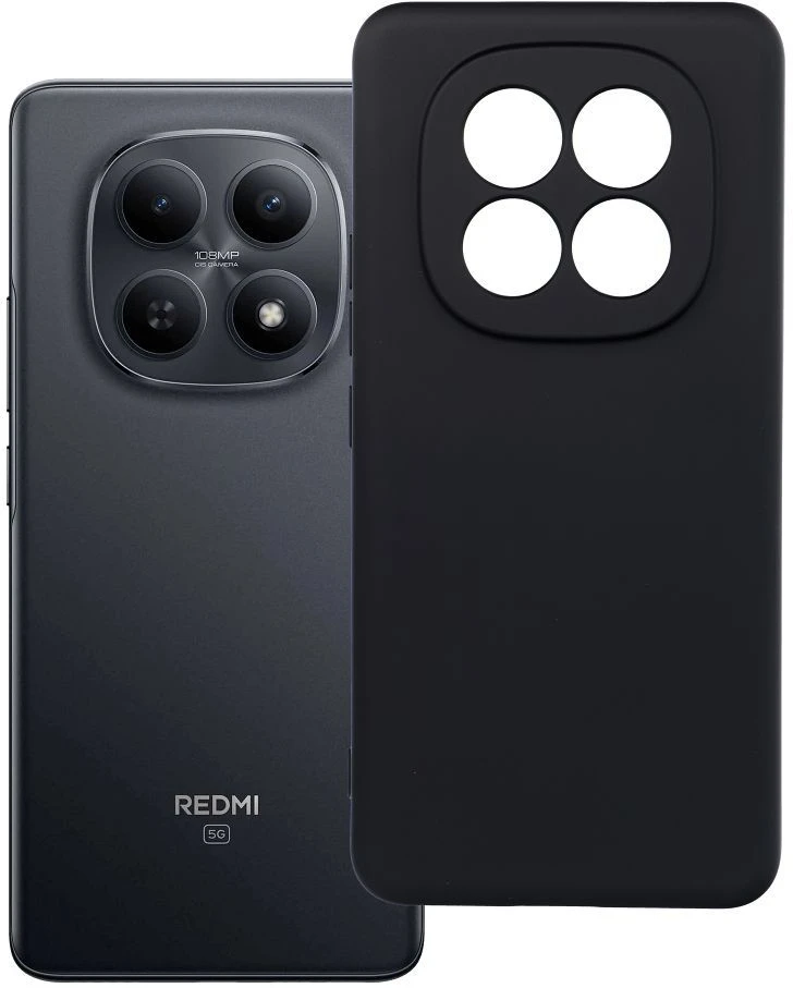 Oem Dėklas na Xiaomi Redmi Note 15 PRO 4G Silicone juoda
