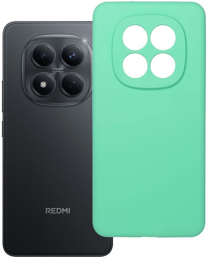 Oem Dėklas na Xiaomi Redmi Note 15 PRO 4G Silicone 2mm (camera protection) mėtų