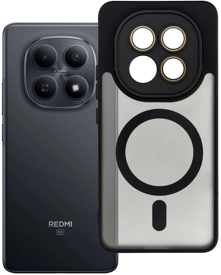 Oem Dėklas na Xiaomi Redmi Note 15 PRO 4G Variete Mag Cover zgodne su MagSafe juoda