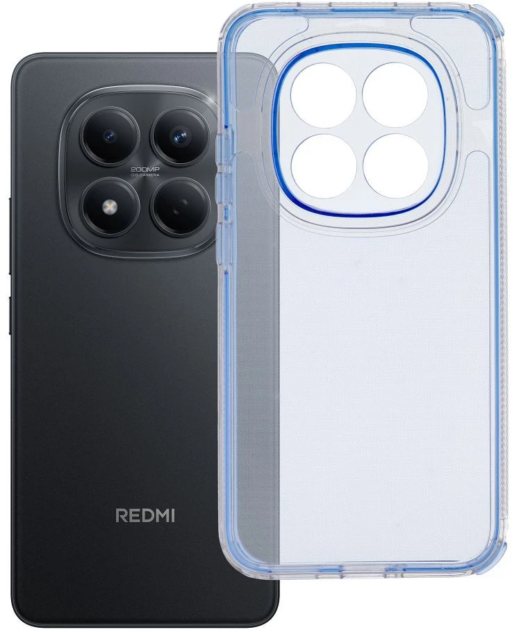 Oem Dėklas na Xiaomi Redmi Note 15 PRO 5G Matrix Clear mėlyna