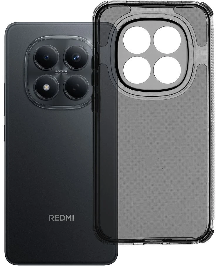 Oem Dėklas na Xiaomi Redmi Note 15 PRO 5G Matrix Clear juoda