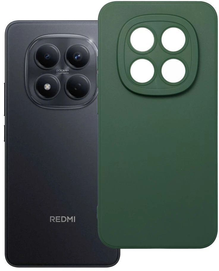 Oem Dėklas na Xiaomi Redmi NOTE 15 PRO 5G Matt 2.0 ciemnozielone