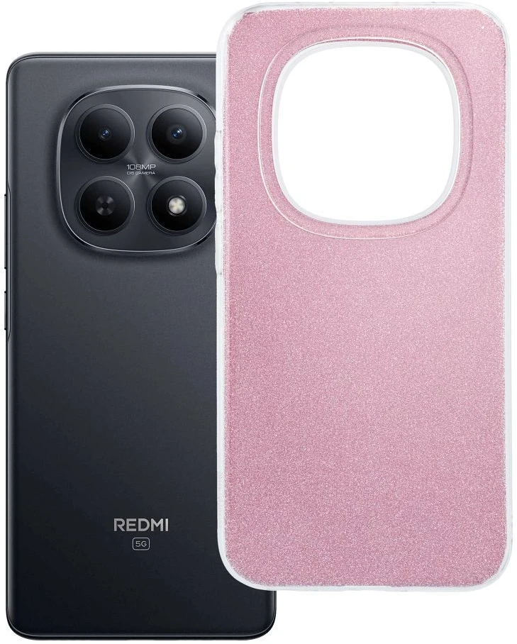 Oem Dėklas na Xiaomi Redmi Note 15 PRO 5G Shining rožinė