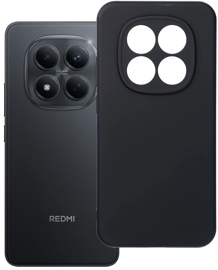 Oem Dėklas na Xiaomi Redmi Note 15 PRO 5G Silicone juoda
