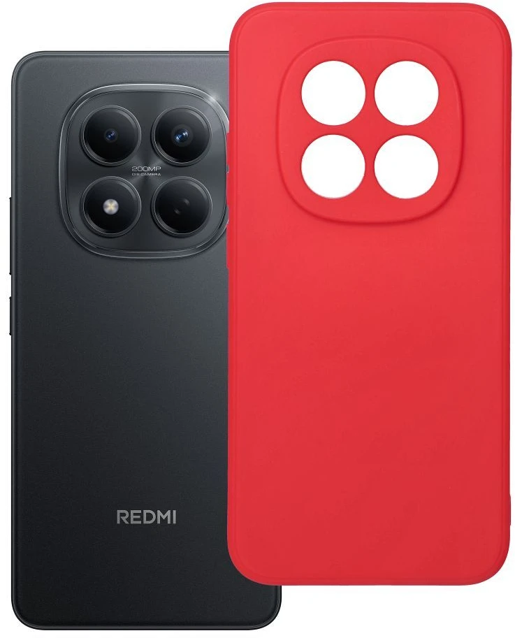 Oem Dėklas na Xiaomi Redmi Note 15 PRO 5G Soft raudona