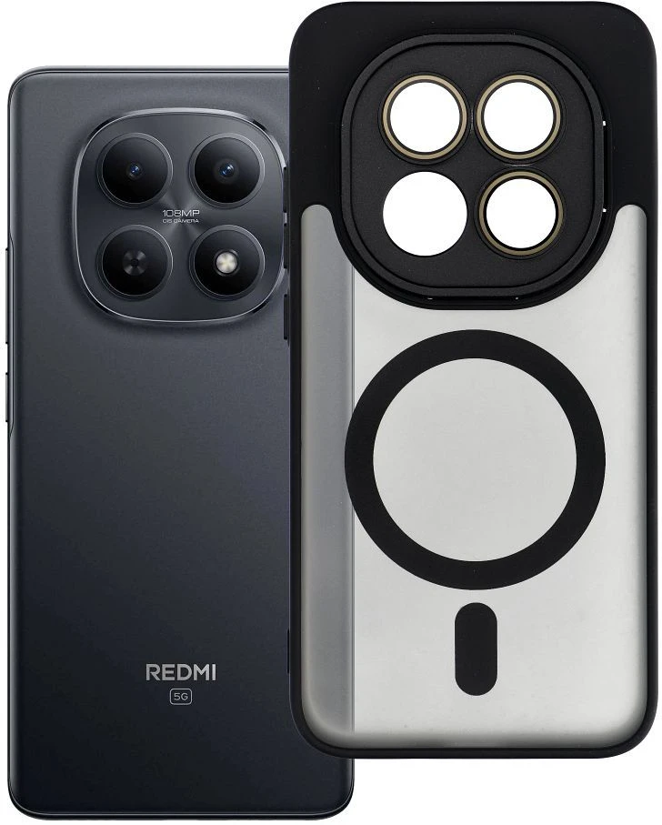 Oem Dėklas na Xiaomi Redmi Note 15 PRO 5G Variete Mag Cover zgodne su MagSafe juoda