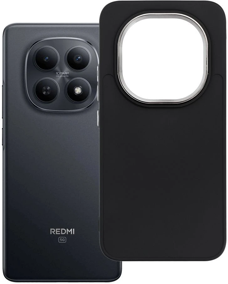 Oem Dėklas na Xiaomi Redmi Note 15 PRO PLUS 5G Frame juoda