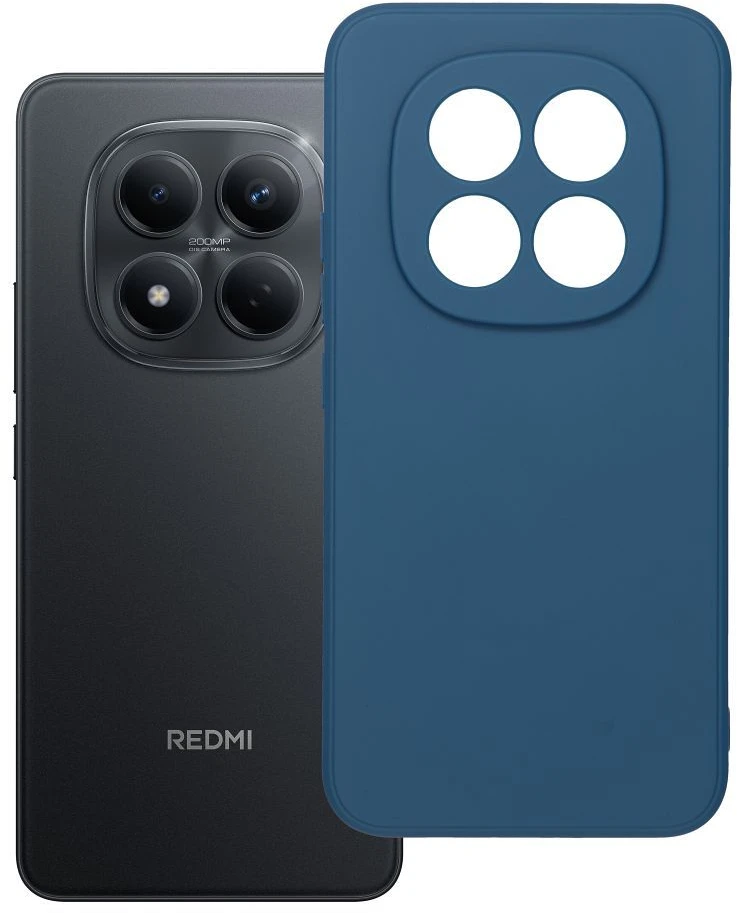 Oem Dėklas na Xiaomi Redmi Note 15 PRO PLUS 5G Švelni tamsiai mėlyna