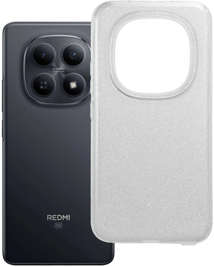 Oem Dėklas na Xiaomi Redmi Note 15 PRO PLUS 5G Shining Sidabrinė