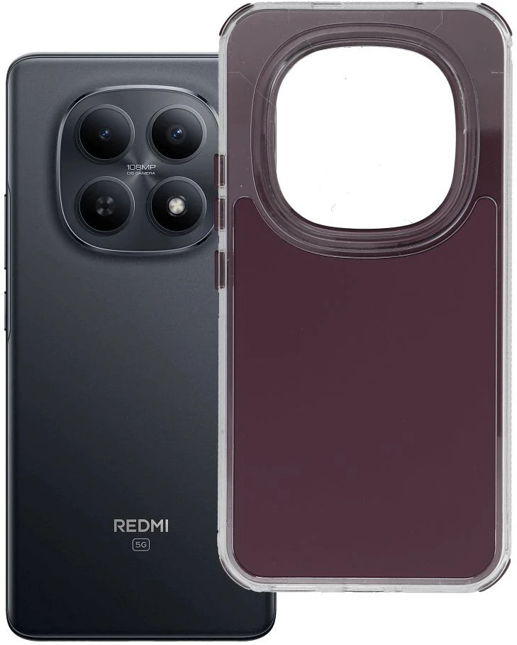 Dėklas Oem Peržiūrėkite „Xiaomi Redmi Note 15 PRO PLUS 5G Matrix“ violetinę spalvą