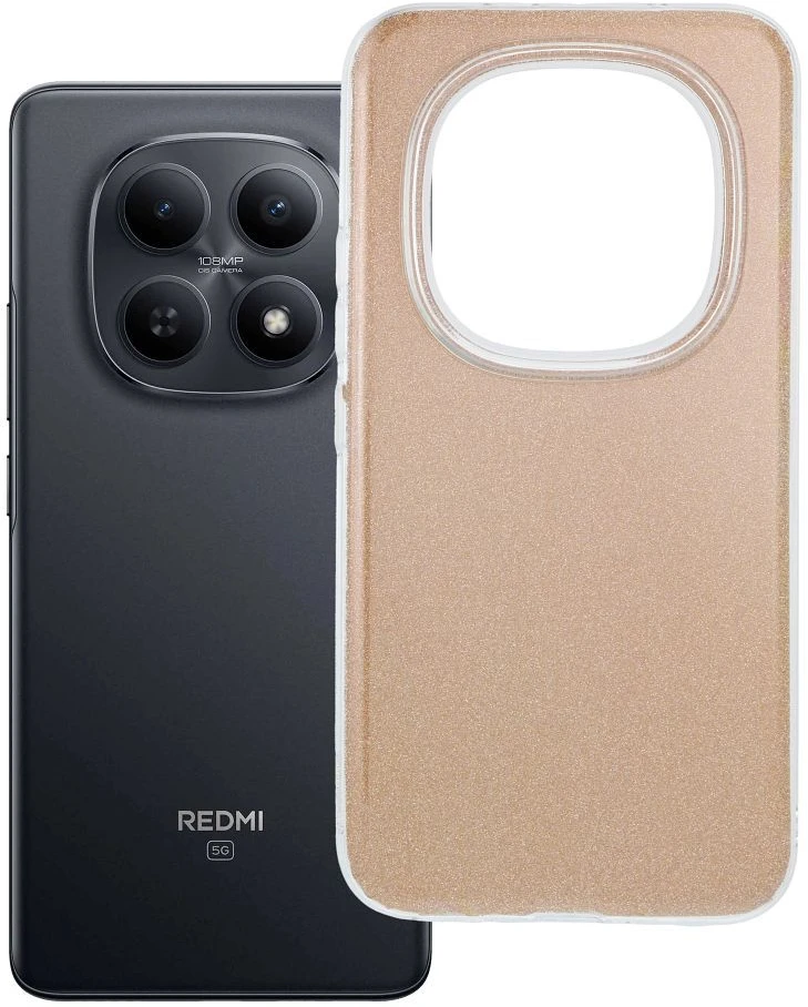 Oem Dėklas na Xiaomi Redmi Note 15 PRO PLUS 5G Shining auksinė