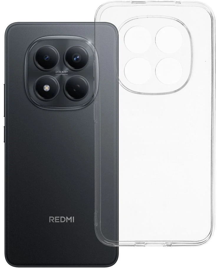 Oem Dėklas na Xiaomi Redmi Note 15 PRO PLUS 5G Clear Case 2 mm Box transparentne
