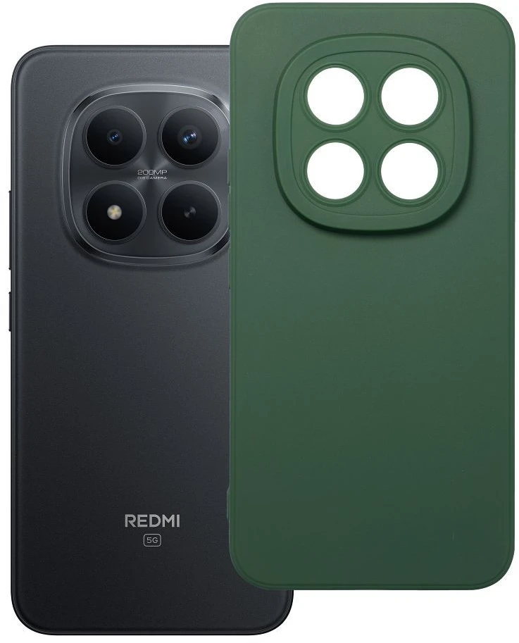 Oem Dėklas na Xiaomi Redmi NOTE 15 PRO PLUS 5G Matt 2.0 ciemnozielone
