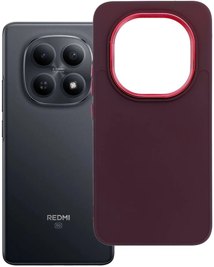 Oem Dėklas na Xiaomi Redmi Note 15 PRO PLUS 5G Frame violetinė