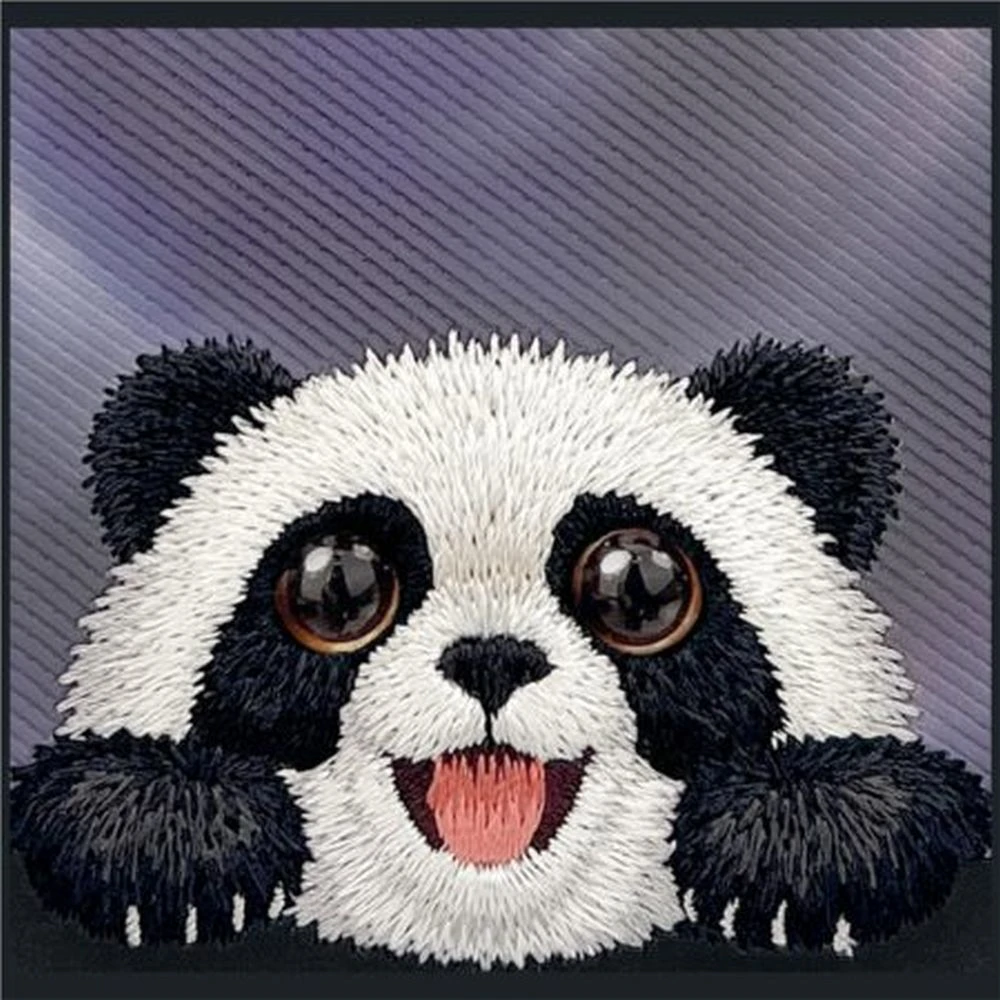 Dėklas NIMMY case BIG EYED LYING GIANT PANDA compatible with MagSafe for IPHONE 18 Pro Max/17 Pro Max juodas