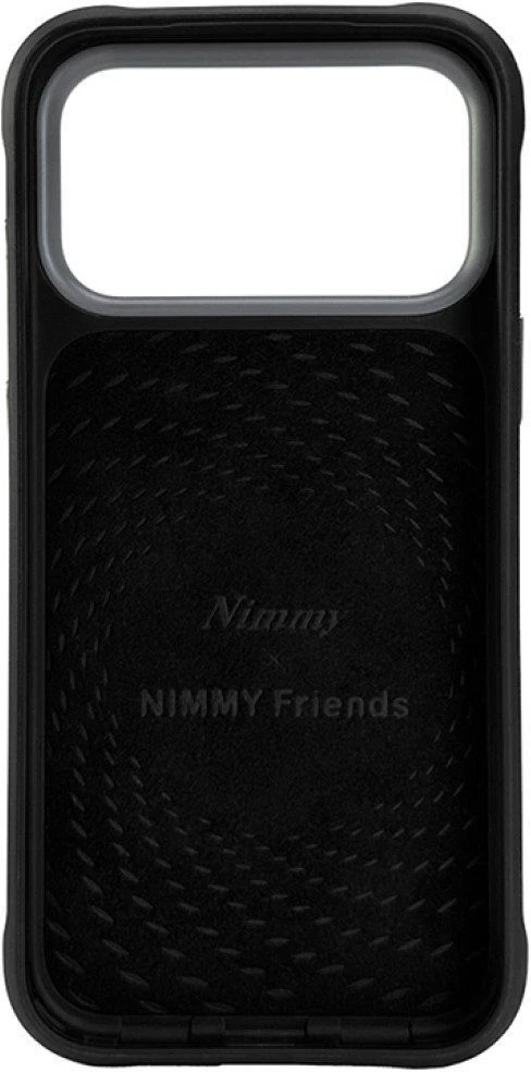 Dėklas NIMMY case BIG EYED LYING GIANT PANDA compatible with MagSafe for IPHONE 18 Pro Max/17 Pro Max juodas