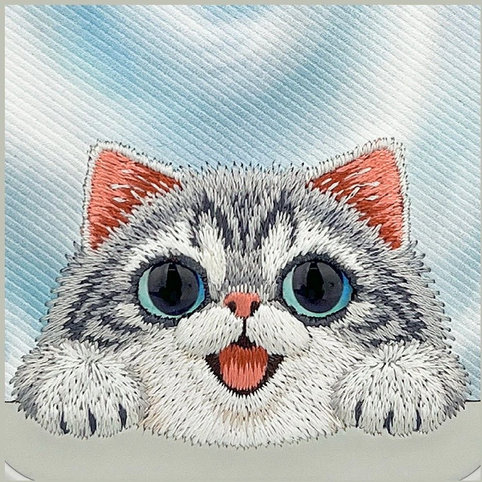 Dėklas NIMMY case BIG EYED LYING Sidabrinis SHADED CAT compatible with MagSafe for IPHONE 18 Pro/17 Pro juodas