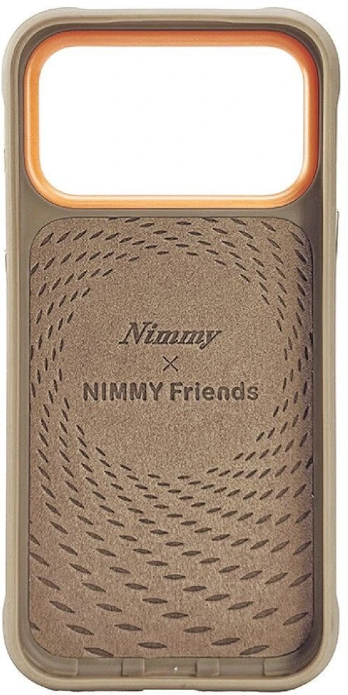 Dėklas NIMMY case BIG EYED TEDDY POODLE for IPHONE 18 Pro/17 Pro ruda