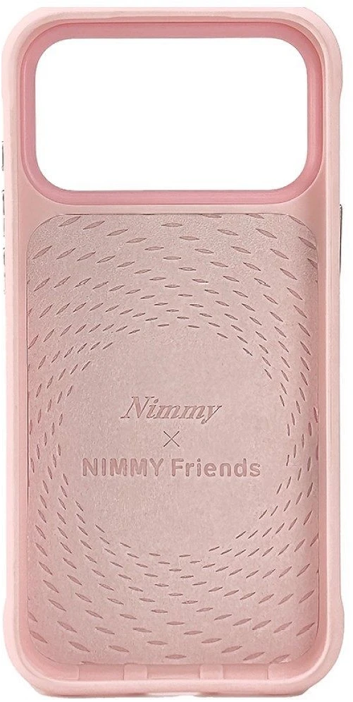 Dėklas NIMMY case GLASSES COOL DOG for IPHONE 18 Pro/17 Pro pink