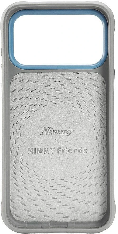 Dėklas NIMMY case GLASSES COOL DOG for IPHONE 18 Pro/17 Pro pilkas