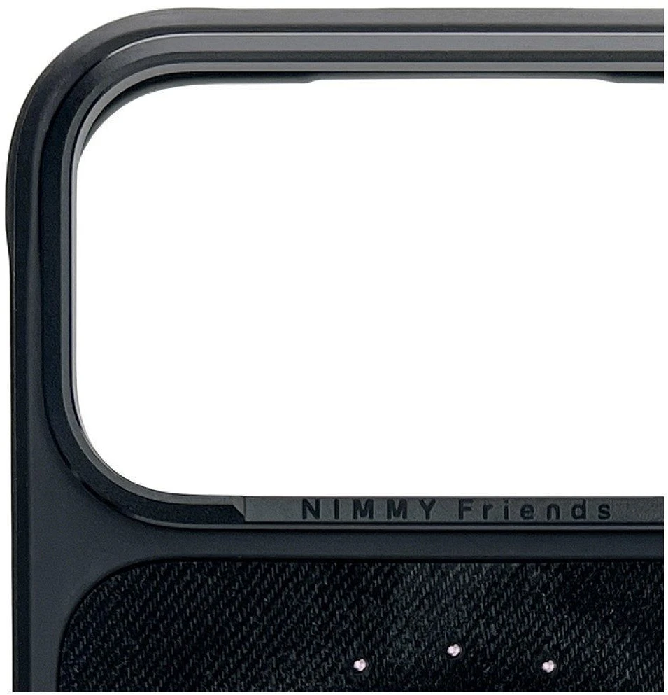 Dėklas NIMMY case LUCKY FASHION CAT compatible with MagSafe for IPHONE 18 Pro/17 Pro juodas