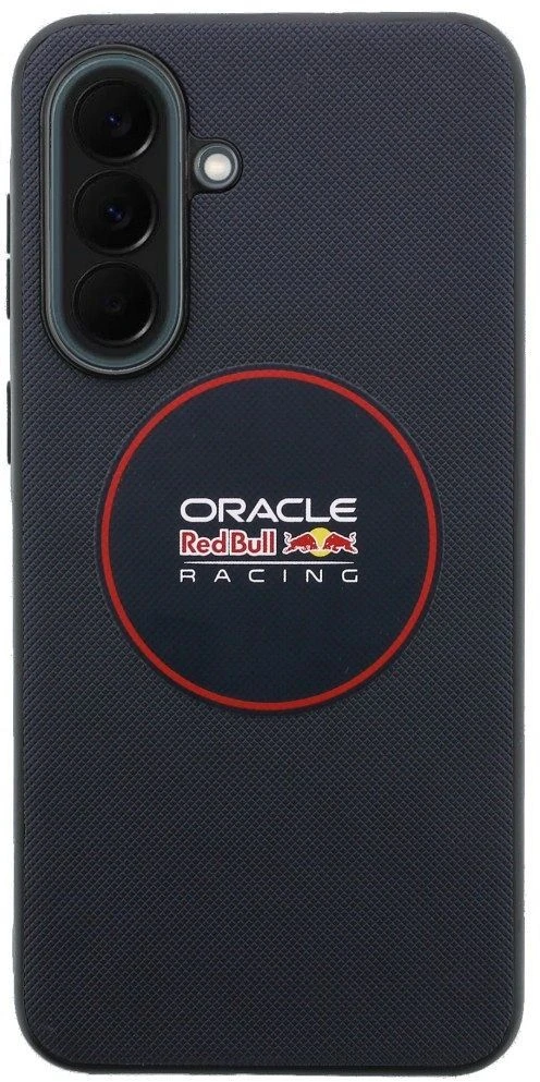 Red Bull Raudona Bull Raudona Bull PU Leather Raudona Ring MagSafe dėklas skirtas Samsung Galaxy A37 mėlynos spalvos