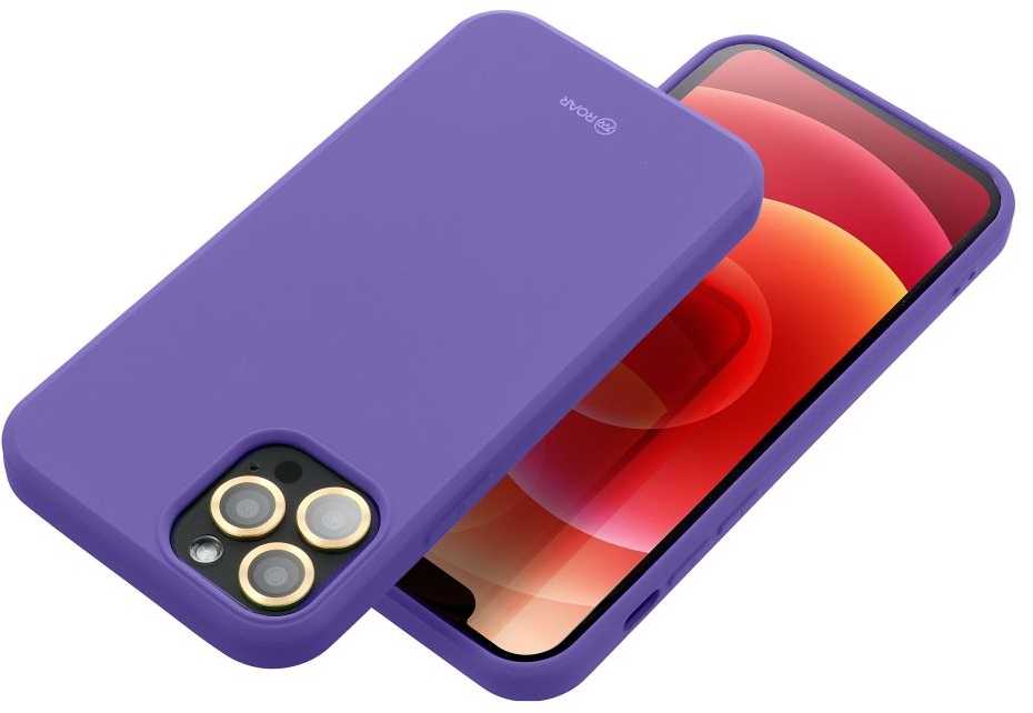 ROAR VISĄ DIENĄ IŠSAUGOTAS SPALVINGAS ŽELINIS DĖKLAS SAMSUNG A37 5G, violetinis