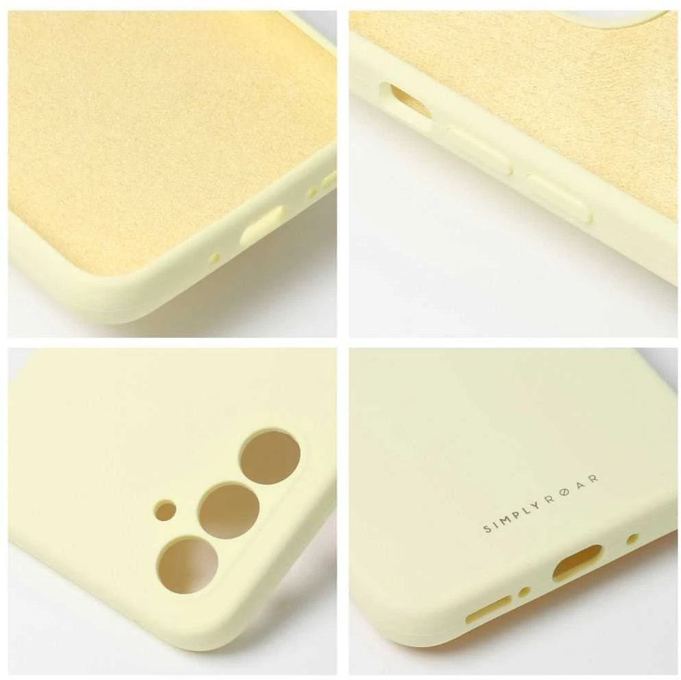 „ROAR CLOUD SKIN“ dėklas, skirtas „SAMSUNG A37 5G“, šviesiai geltonas