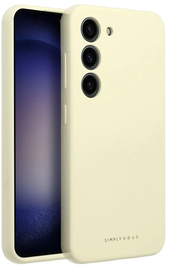 Dėklas ROAR futerał CLOUD SKIN do SAMSUNG S26 FE / S25 FE Jasnożółty