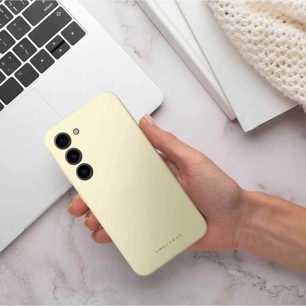 „ROAR CLOUD SKIN“ dėklas, skirtas „SAMSUNG A37 5G“, šviesiai geltonas