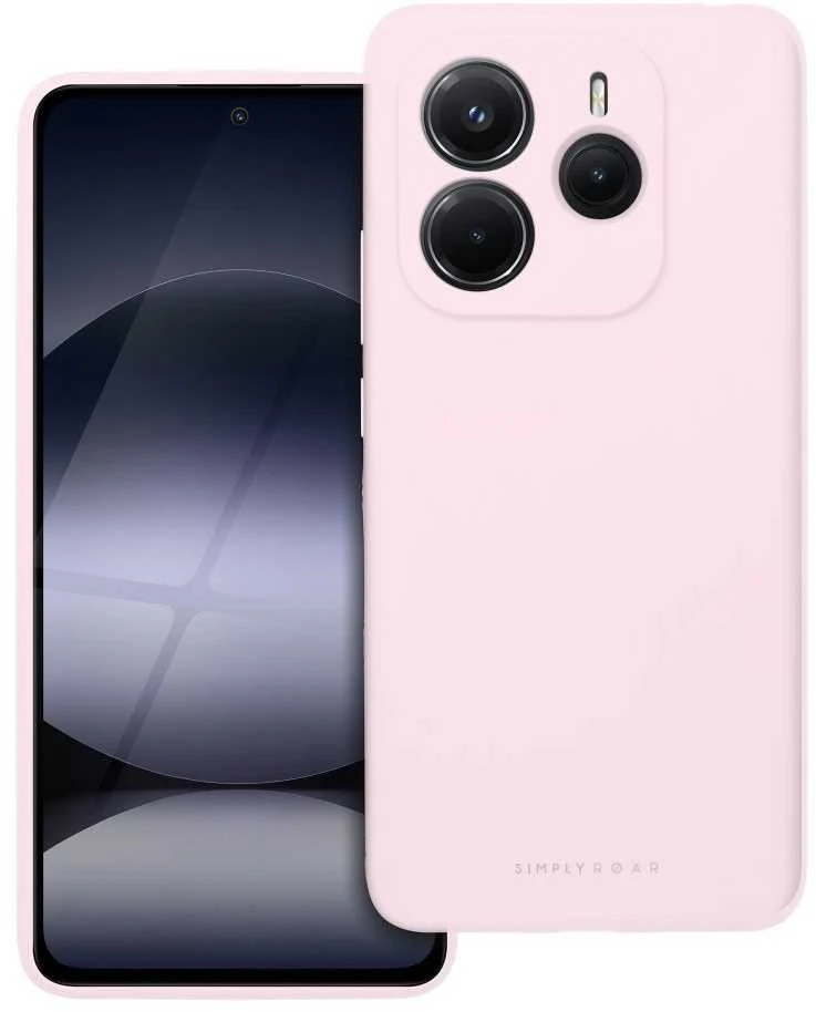 ROAR dėklas CLOUD SKIN skirtas Xiaomi Redmi Note 14 5G rožinės spalvos